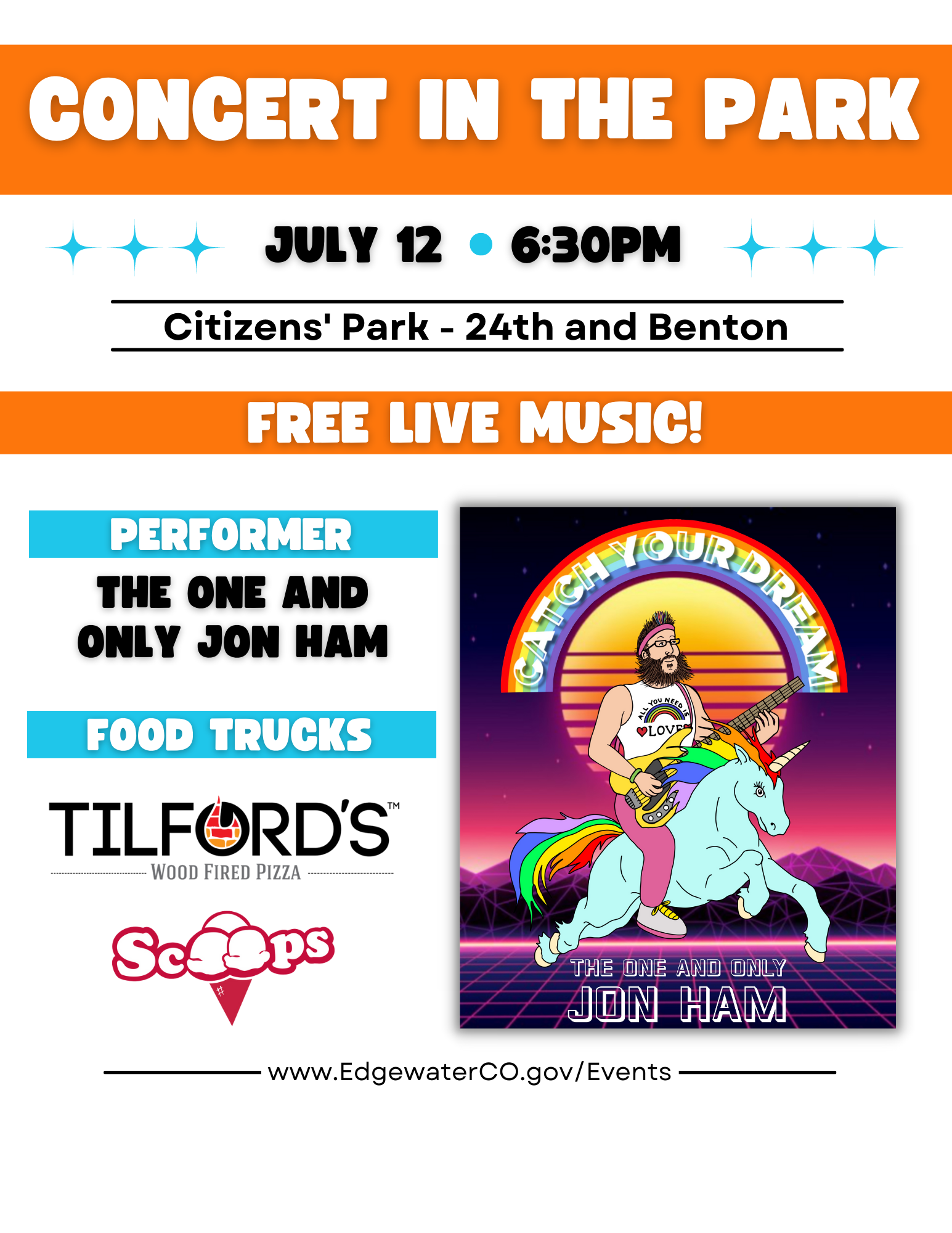 Concert in the Park July 12