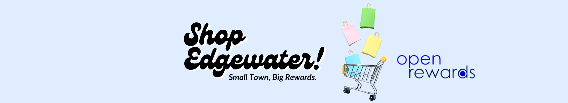 Open Rewards Program Logo for Shop Edgewater