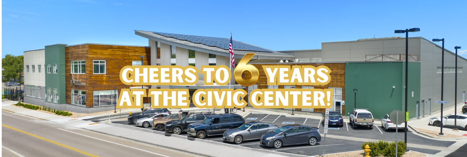 6 Anniversary Banner for the Civic Center